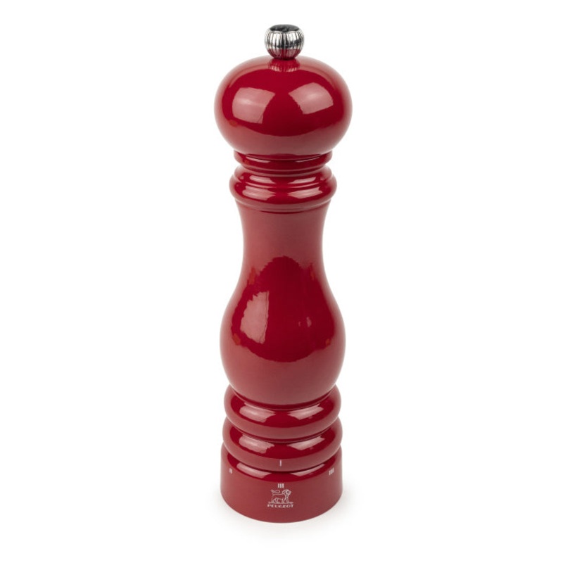 Peugeot Paris uSelect 9″ Manual Pepper Mill in Red