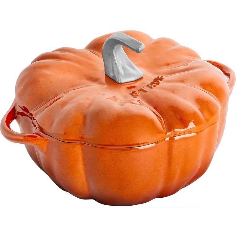 Staub Enameled Cast Iron 3.5 Quart Pumpkin Cocotte