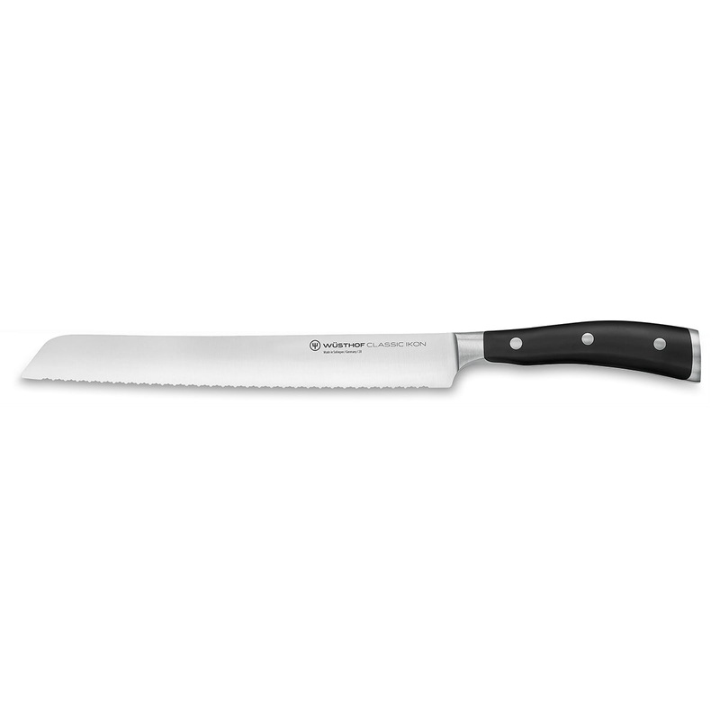 Wusthof Classic Ikon Forged 9″ Double-Serrated Bread Knife