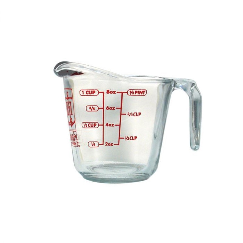 Anchor Glass Measuring Cup, 1 Cup
