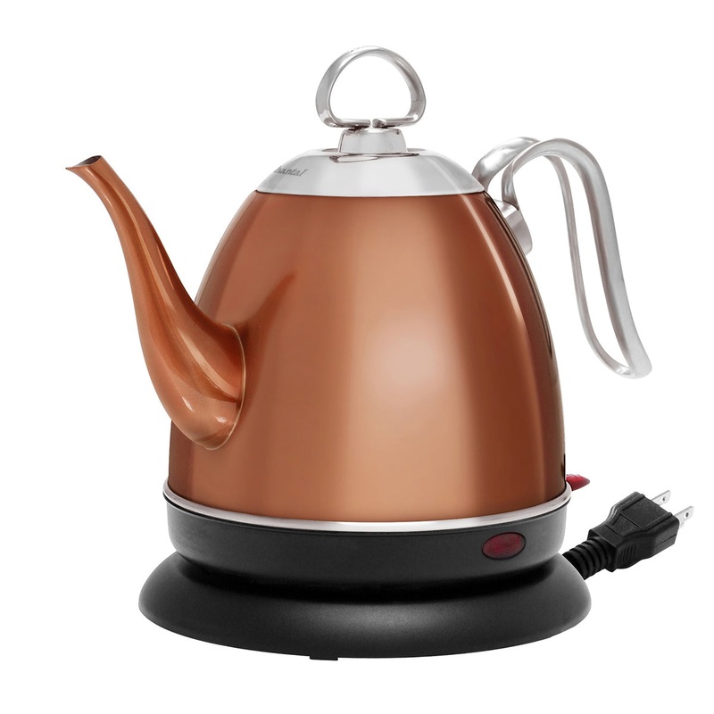 Chantal Mia Ekettle 32 Oz Electric Water Kettle Copper Finish