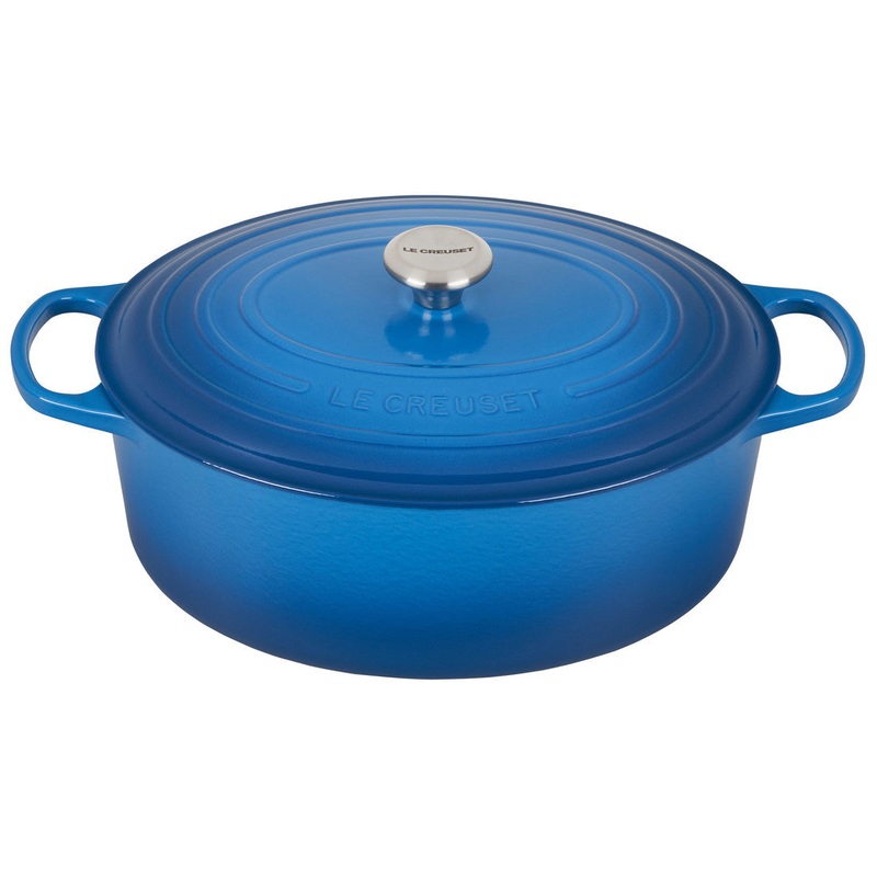 Le Creuset Enameled Cast Iron Signature 9 1/2 Quart Oval Dutch Oven in Marseille