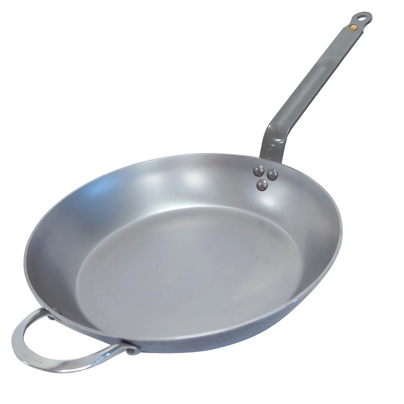 de Buyer MINERAL B Carbon Steel Fry Pan 12.5″
