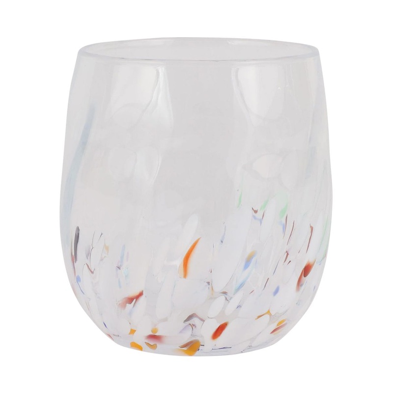 Vietri Chiara White Short Tumbler