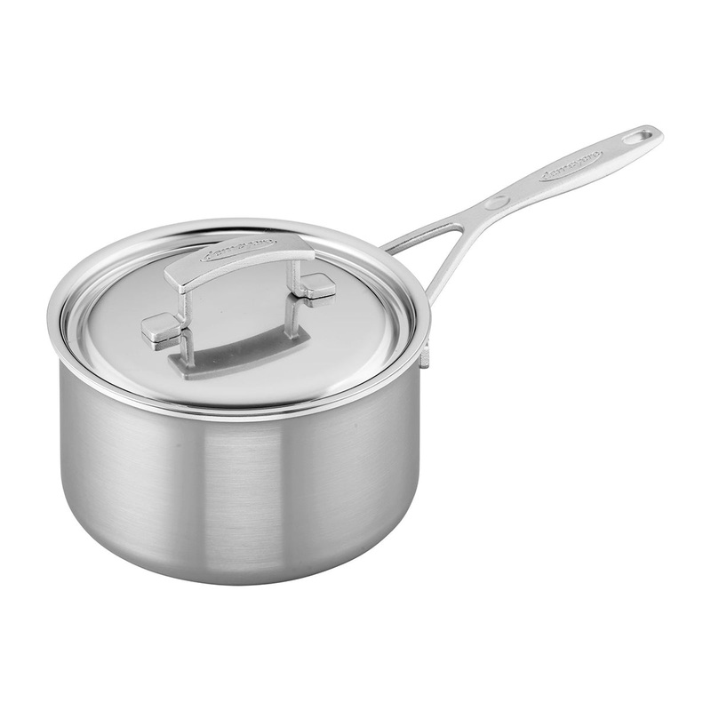 Demeyere Industry 5-Ply 3 Quart Stainless Steel Saucepan