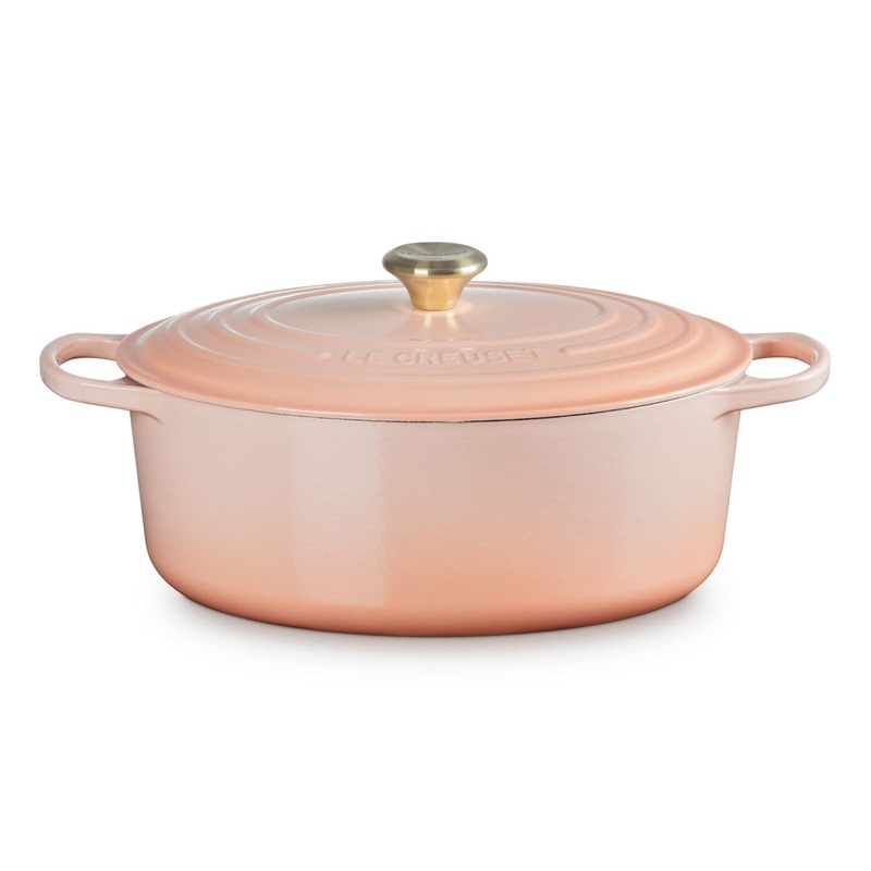 Le Creuset Enameled Cast Iron Signature 8 Quart Oval Dutch Oven in Peche
