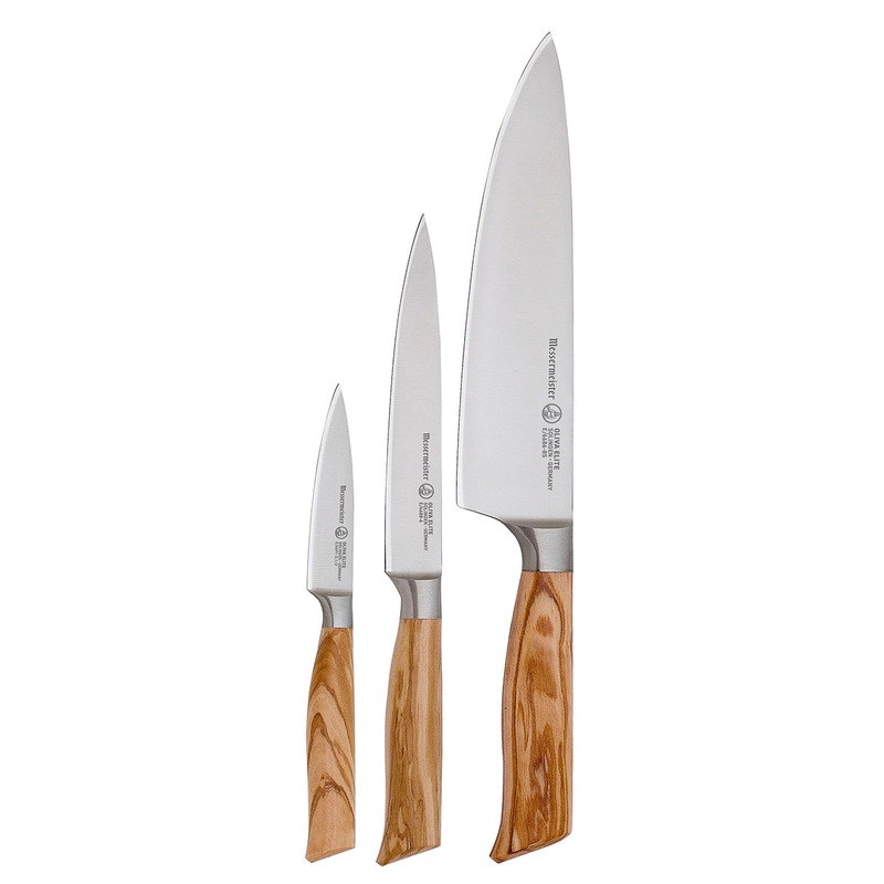 Messermeister Oliva Elite 3 Piece Starter Set