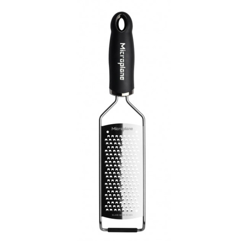 Microplane Gourmet Series Coarse Grater with Black Handle