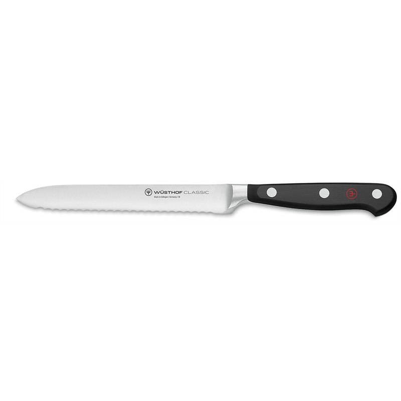 Wusthof Classic Forged  5″ Serrated Utility Knife