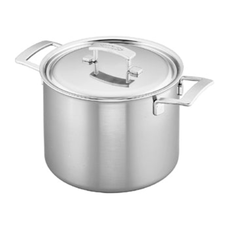 Demeyere Industry 5-Ply 8.5 Quart Stainless Steel Stock Pot