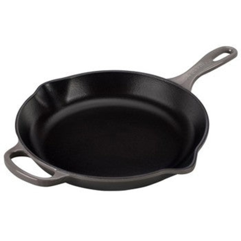 Le Creuset Enameled Cast Iron Signature Oyster 10 1/4″ Skillet