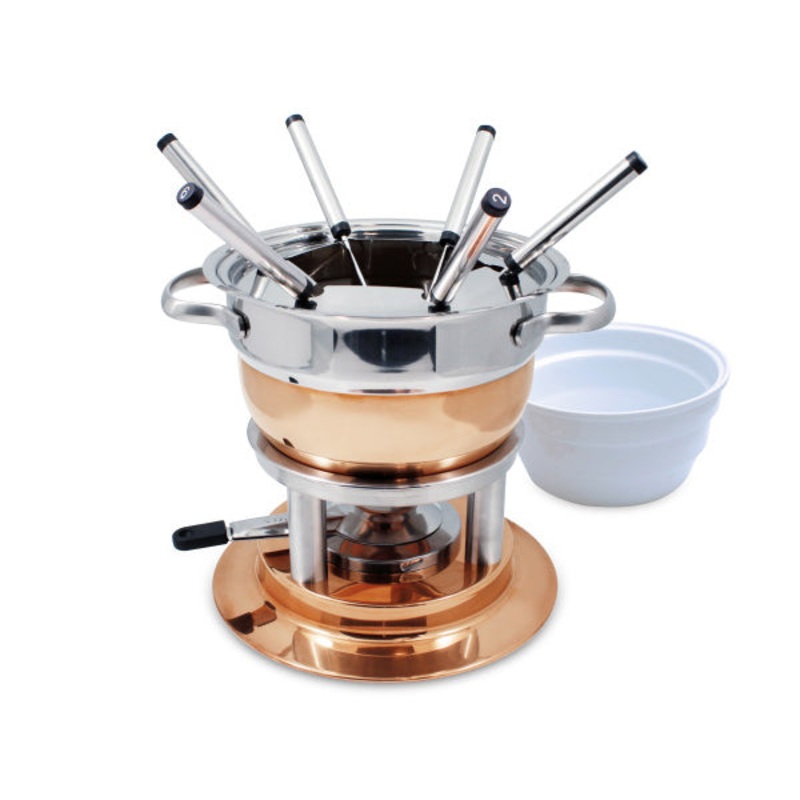 Swissmar Lausanne 11 Pc Copper Fondue Set