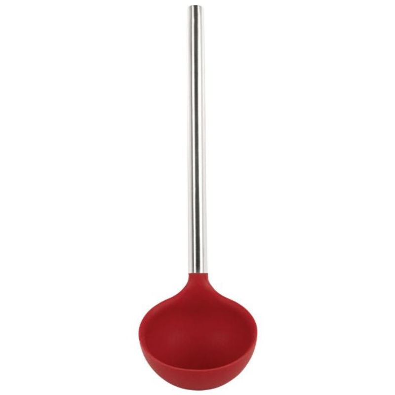 Tovolo Silicone Ladle with Stainless Steel Handle Cayenne