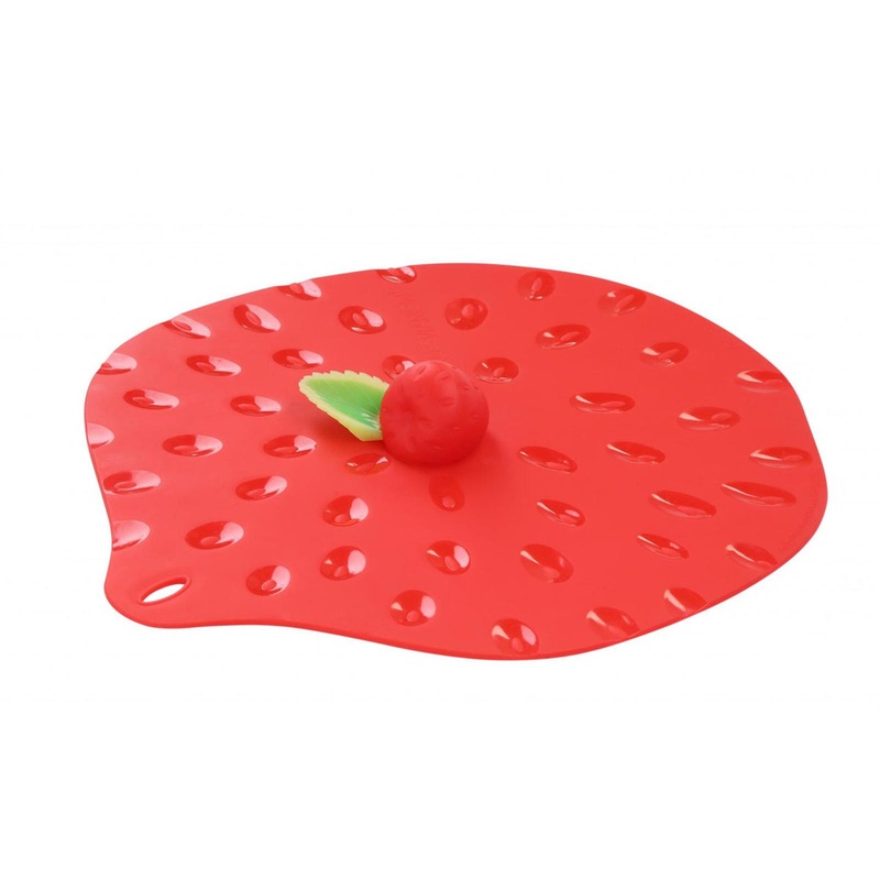 Charles Viancin Strawberry Lid 9″