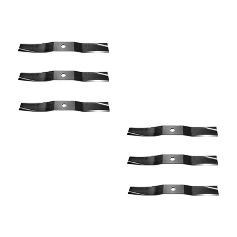 K5351-34340 Six New Mower Blades Med. Lift Fits Kubota RCK54 Decks with 54″ Cut