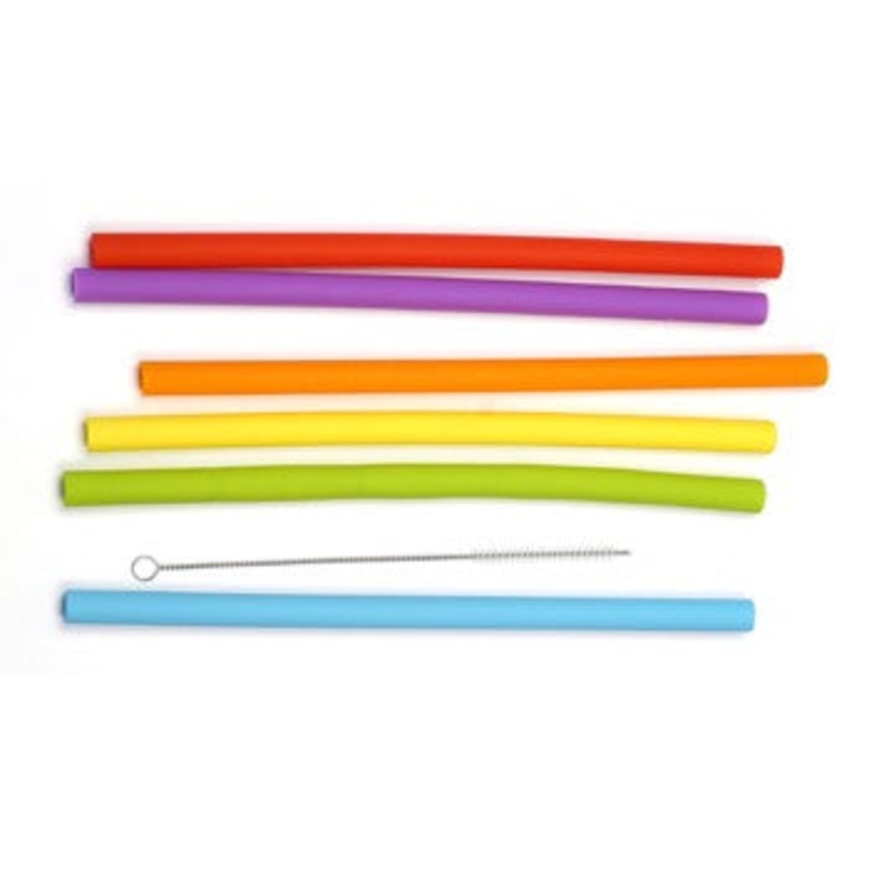 RSVP International Silicone Smoothie Straws