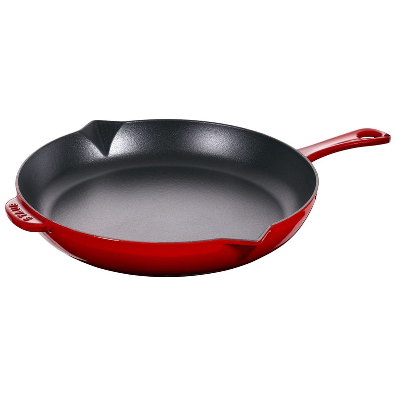 Staub Enameled Cast Iron 10″ Fry Pan in Cherry