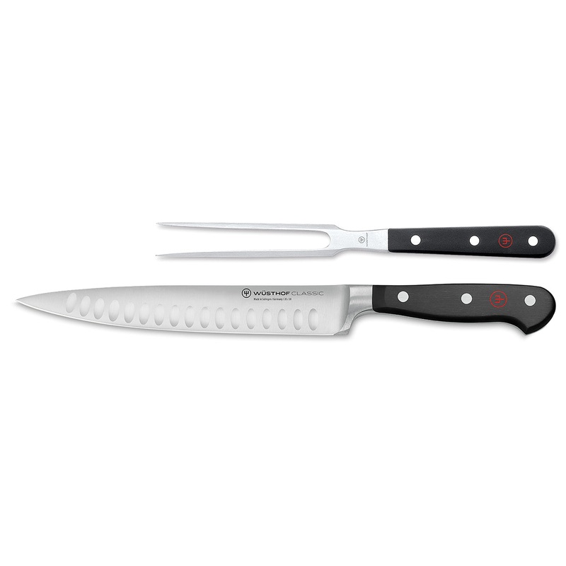 Wusthof Classic 2 Piece Hollow Edge Carving Set