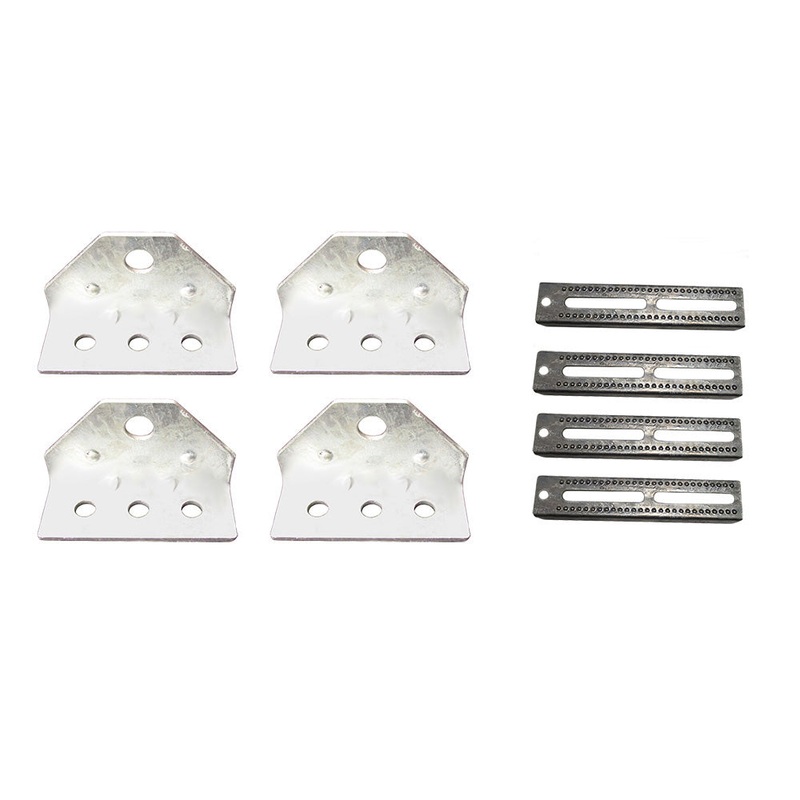 (4) Pontoon Boat Trailer 12″ Bolster Bunk Board Adjustable Swivel Bracket Kits