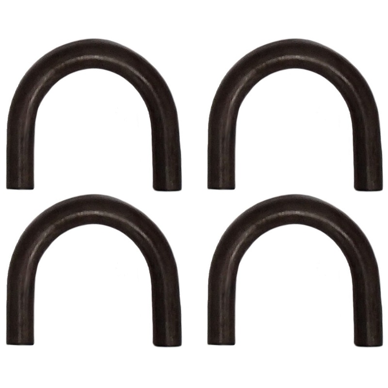 4 Pack 1/2″ Thick Weld On Steel D Rings TL20012 for Hook Tie Down Trailer Truck
