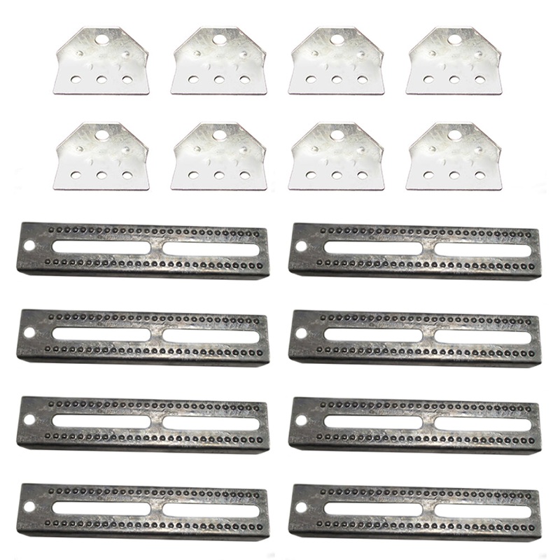 (8) Pontoon Boat Trailer 12″ Bolster Bunk Board Adjustable Swivel Bracket Kits