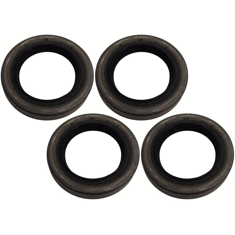 (Pack of 4) Double Lip Grease Seal 1.719″ ID, 2.565″ OD for 3500 lb Trailer Hub
