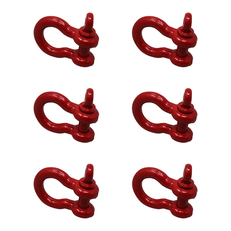 6x 3/4″ Shackle Screw Pin Clevis Anchor Bow Shackles Sling Cable Chain Rigging