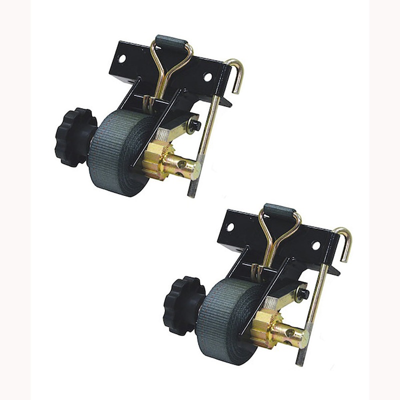 Ladder Rack Ratchet Tie-Down Straps (Pair) Square Mount