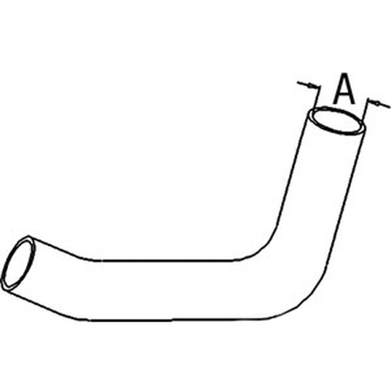 Top Radiator Hose Fits 6200 6200L 6300. 6300L 6400 6400L 6500L L100593 L100593-A