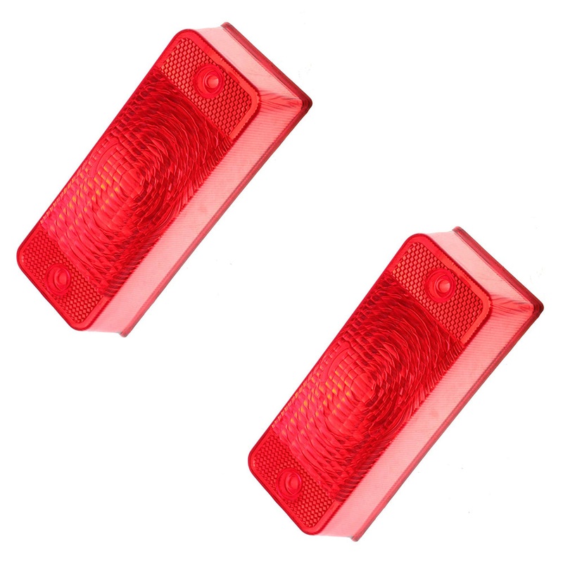 2PK Red Tail Light Lens Fits Bobcat Skid Steer Loader Skid Steer Back Rear D