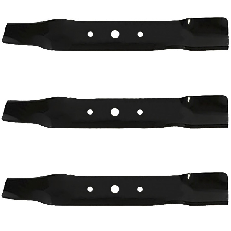 Fits Stens 330-619 3PK Hi Lift Blades for 48 Deck Fits John Deere L120 L130 Lawn