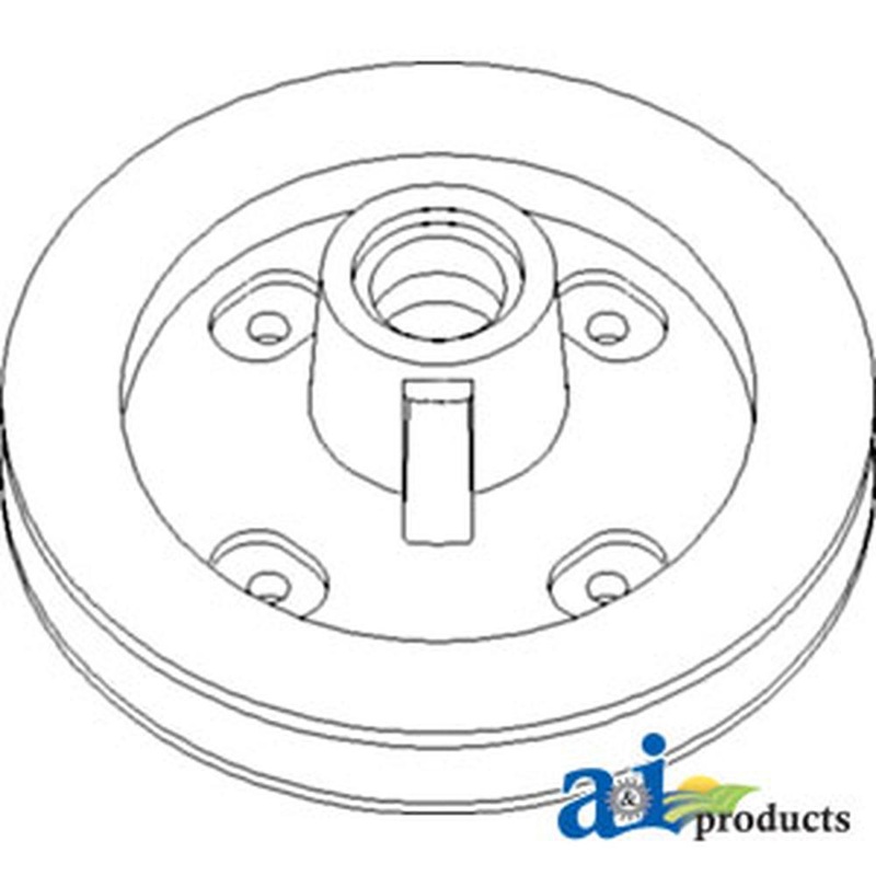 AH173040 Pulley, Slip Clutch; Tailing Elevator