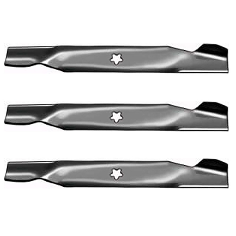 (3) Lawn Mower Blades For 50″ Deck Fits AYP 137380 Fits Husqvarna Fits Poulan