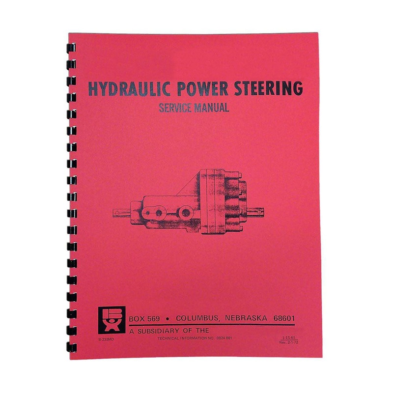 REP2652 Behlen Power Steering Service & Parts Manual – Fits International