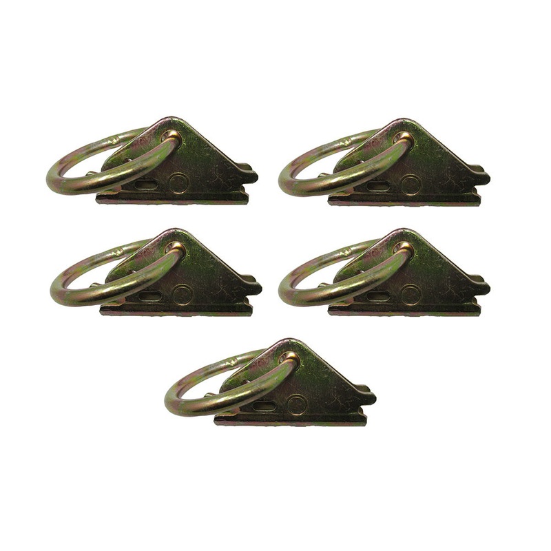 (5) E Track Rope Rings Heavy Duty Cargo Van Hook Enclosed Utility Box Trailer