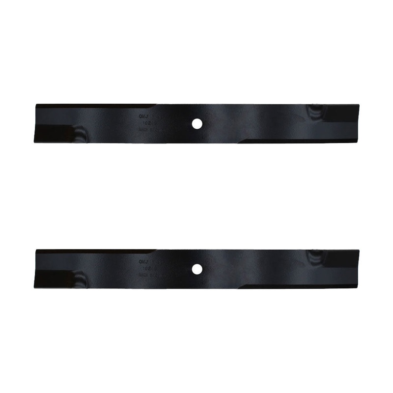 Two (2) Low Lift Blade Fits Exmark Lazer-Z XS LC AS AC 5/8″ CH Diameter 103-2510