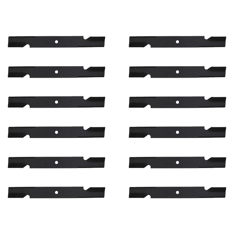 12 Blades for Scag 482881 48111 481708 481712 482787 61″ New Style Air