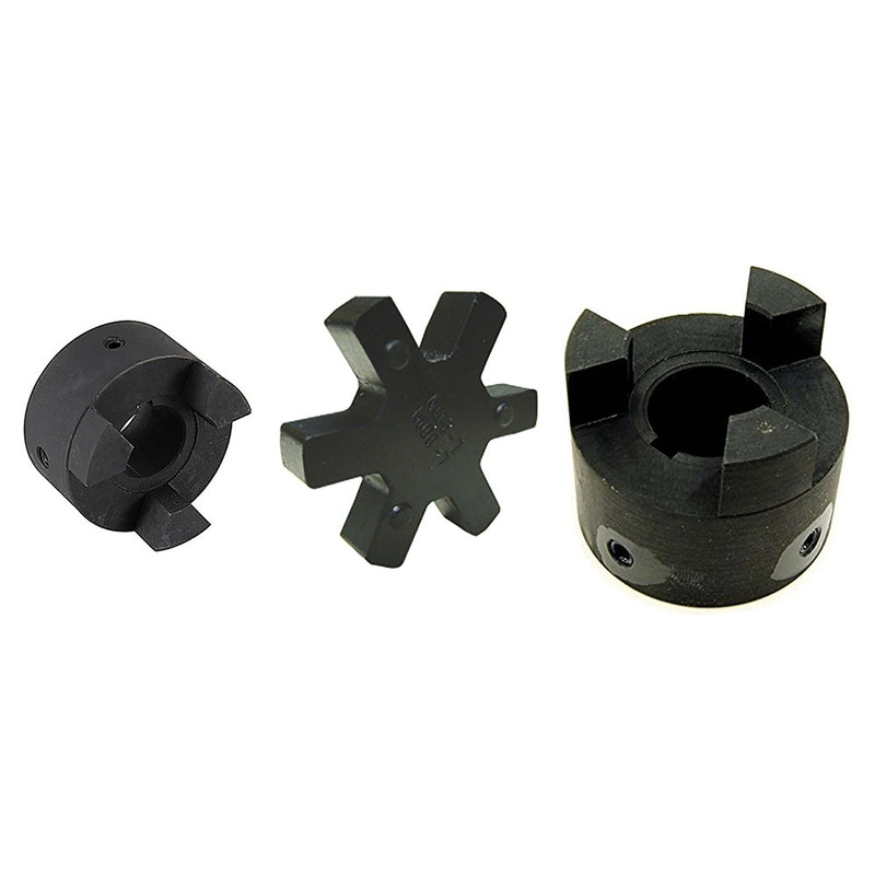 1/2″ to 1″ LO95 3-Piece L-Jaw Coupler Set & Rubber Spider 0.50 to 1.0 L095