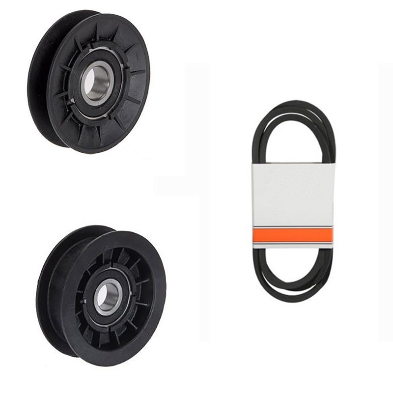 Idler Pulley Kit W/Transmission Drive Belt Fits John Deere 105 108 125 135 145