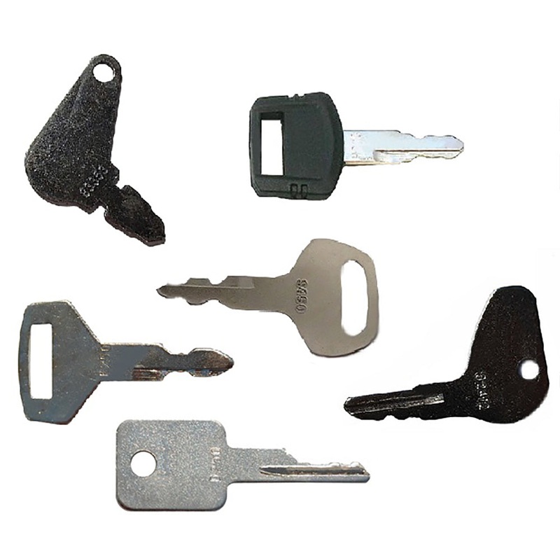 Fits Case Heavy Equipment / Construction Ignition Key Set (6 Keys)