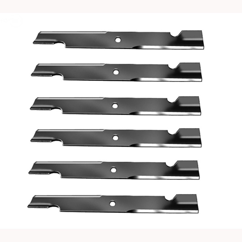 (6) Mower Blades High Lift Notched 103-6394 Fits Exmark Laser Z AC XS 103-6399