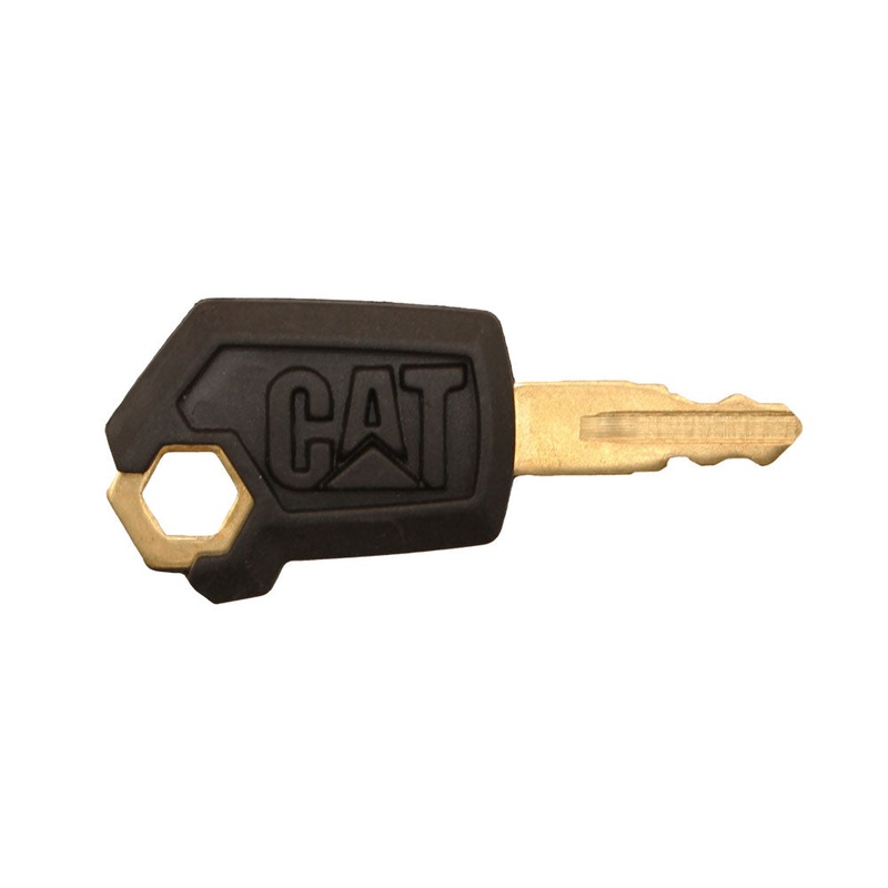 5P8500 Key New Style w/ Logo Fits Caterpillar Heavy Equipment