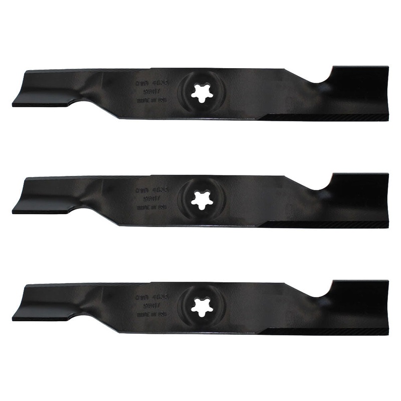 High Lift Deck Blades 3 48in Lawn Mower Part Fits Craftsman Fits Poulan 180054