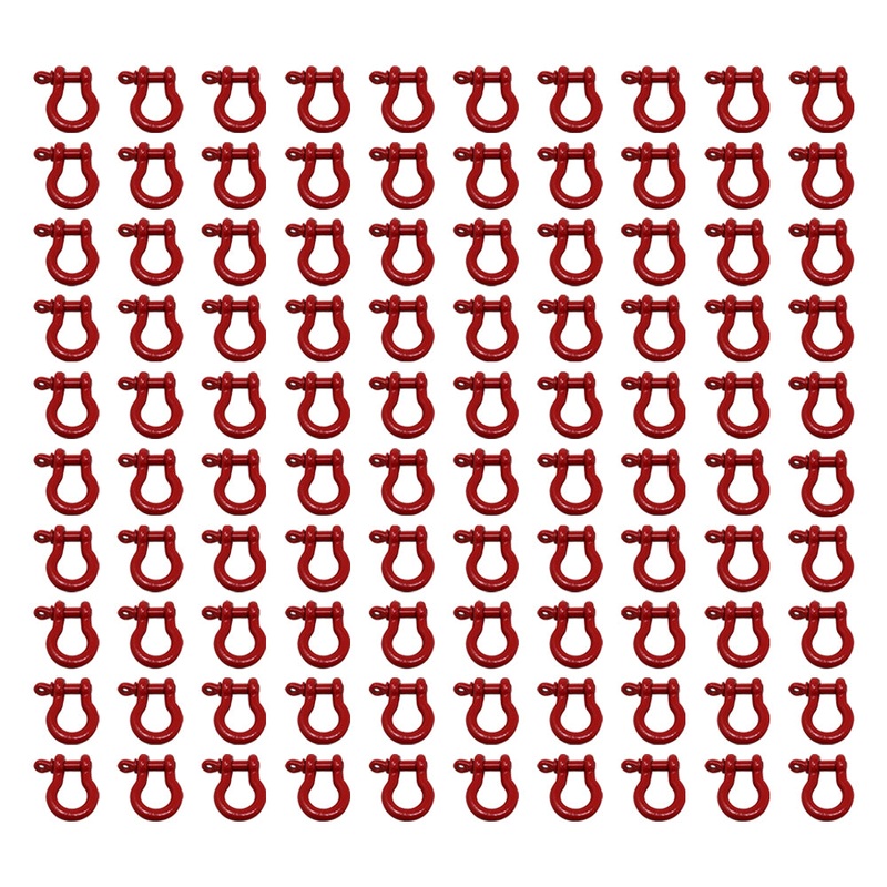 (100) 3/4″ Screw Pin Clevis Anchor Bow Shackles Sling Cable Chain Rigging