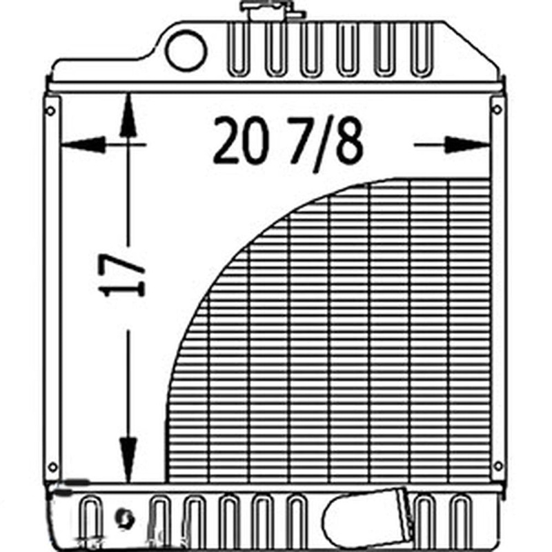 Radiator Fits John Deere 5715 5520 5410 5415 5420N 5510 5520N 5420 5705 5615