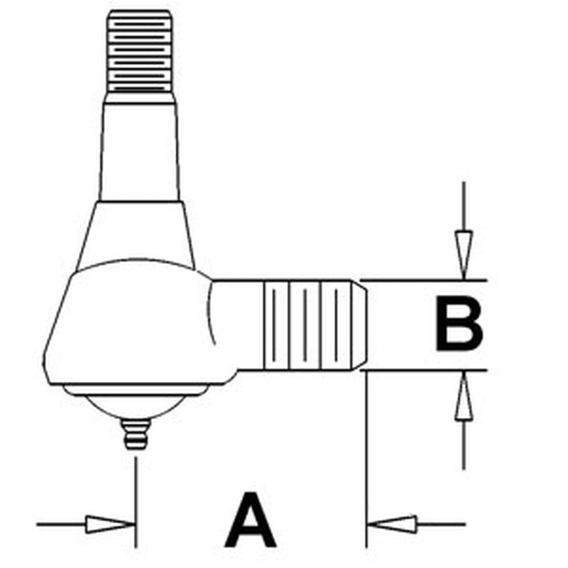 Base End Ball Joint Male Thread Fits Ford 3000 4600 801 800 335 600 2000 3600 60