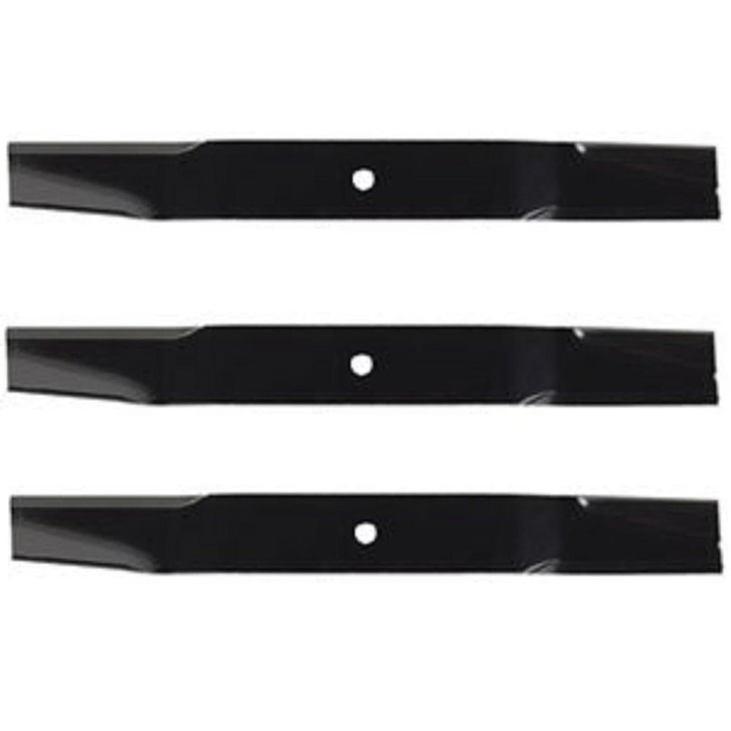 52″ 3380 Lawn Mower Blade Set (3) Fits Woods #70117 1/2″ Center Hole