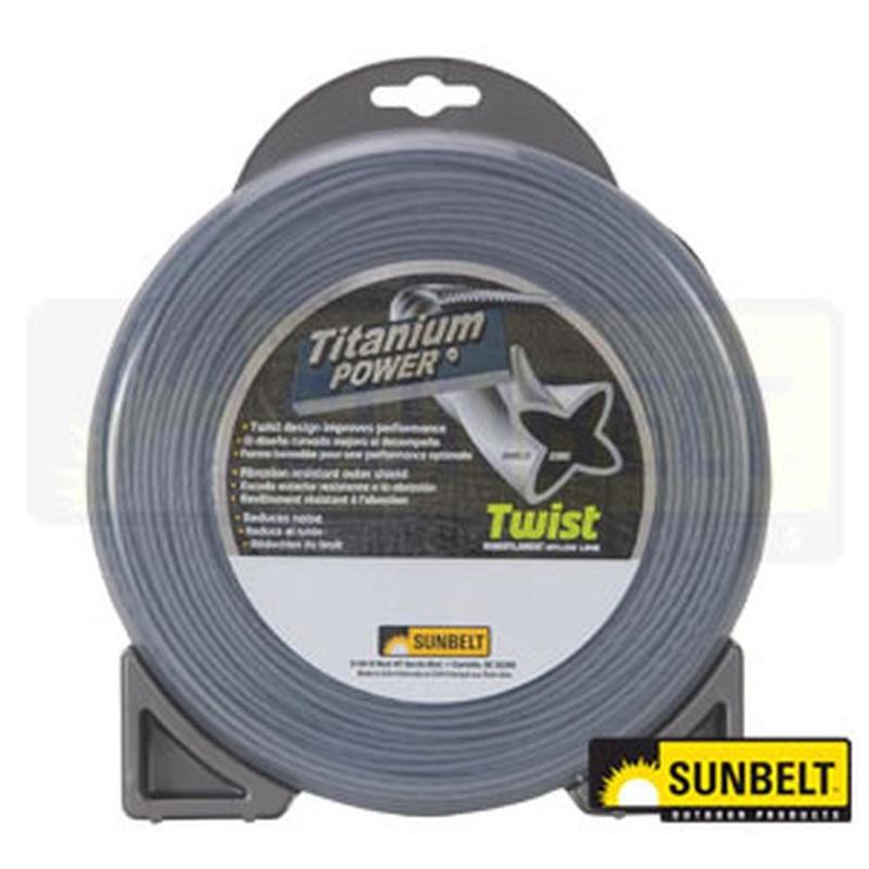 B151095 Titanium Power Trimmer Line, .095″ twist