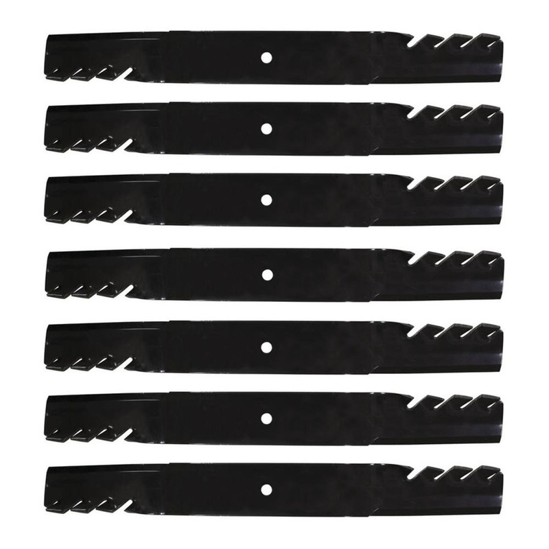 Set of (7) Toothed Blades 107-0214-03 Fits Toro Recycler & Groundsmaster